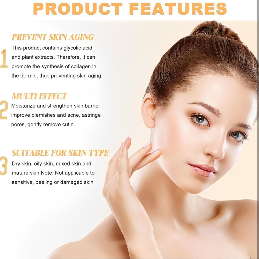 Glycolic Acid 7% Toning Solution 8 oz‎ Direct Acids Radiant Skin Anti Aging/Acne - Picture 7 of 12